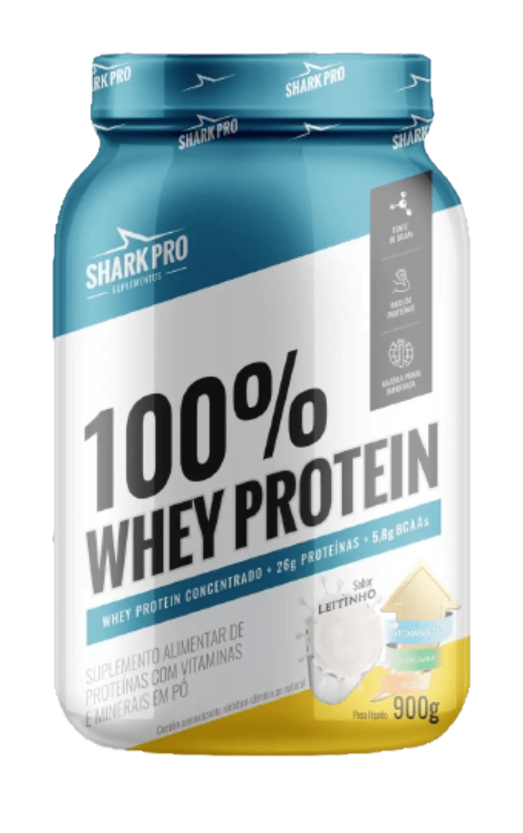 Whey 100% SharkPro Concentrada 900g