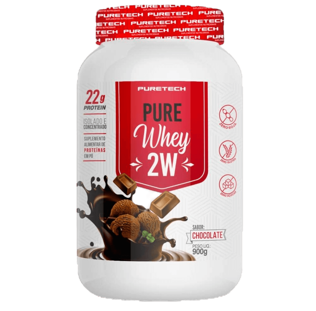 Whey Puretech 2W Concentrado e isolado 900g