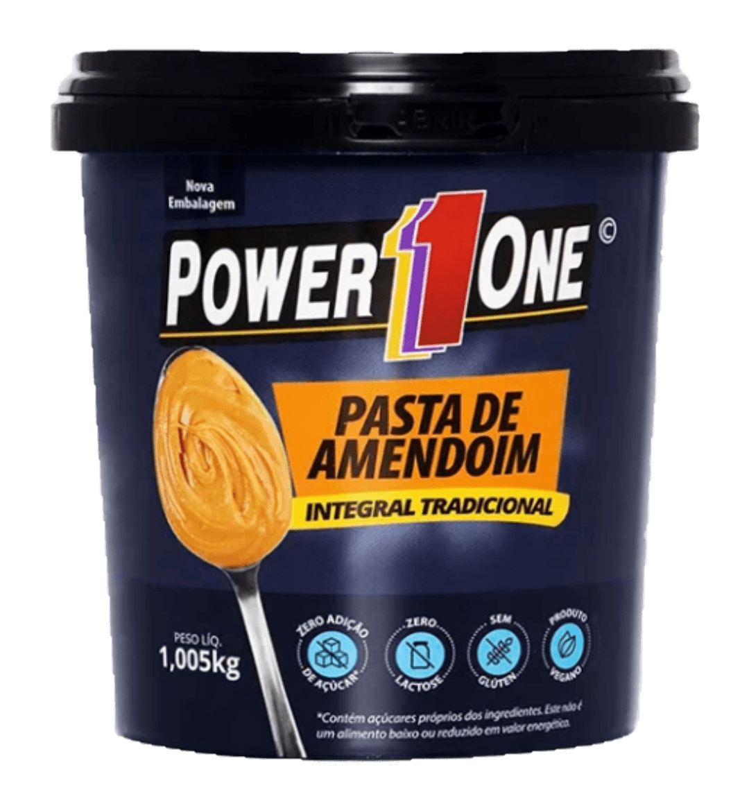 Power One Pasta de Amendoim Integral 1,005kg