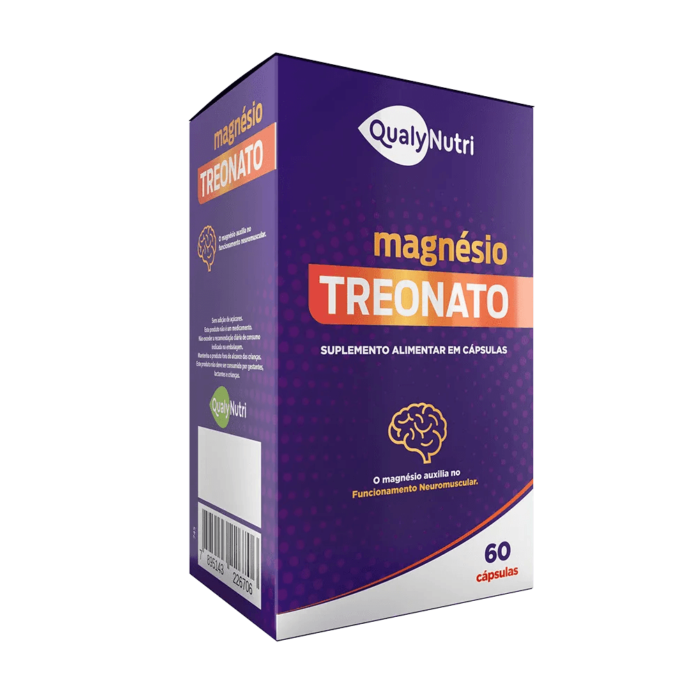 MAGNESIO TREONATO 60 CAP - 500MG